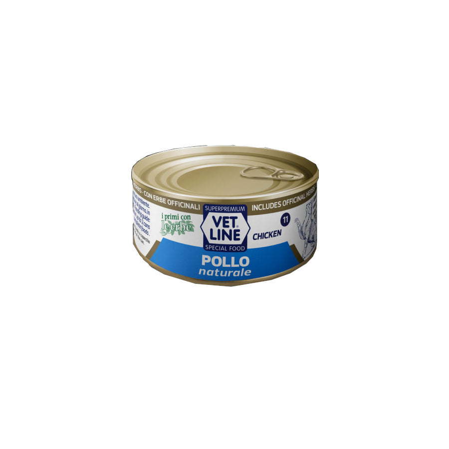 Vet Line Umido Gatto Naturale Pollo 70 Gr