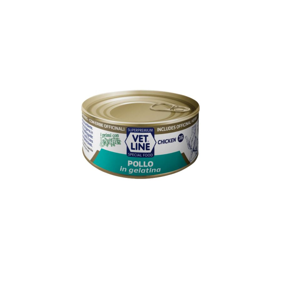 Vetline Umido Gatto Pollo in Gelatina 70 Gr