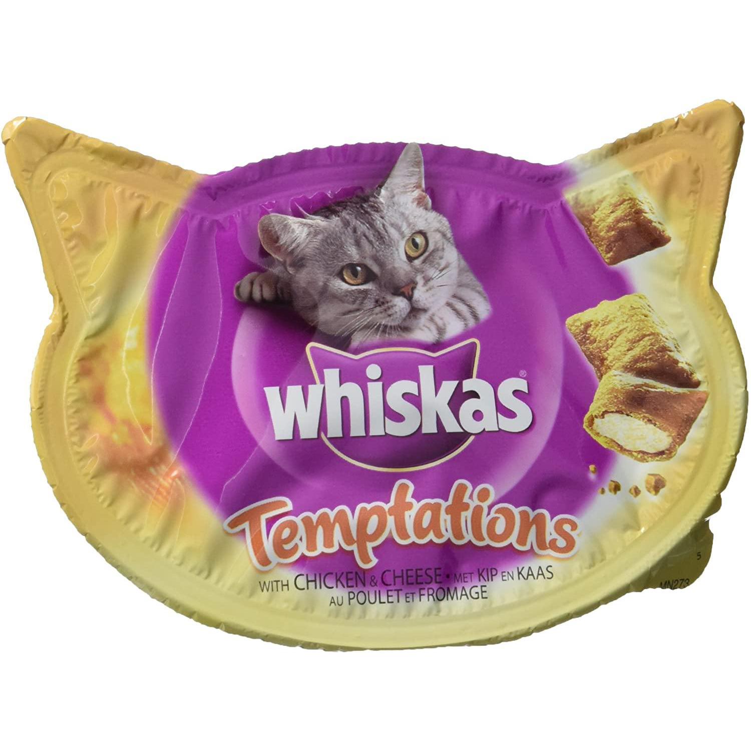 Whiskas Temptations With Chicken e Cheese - 60 gr