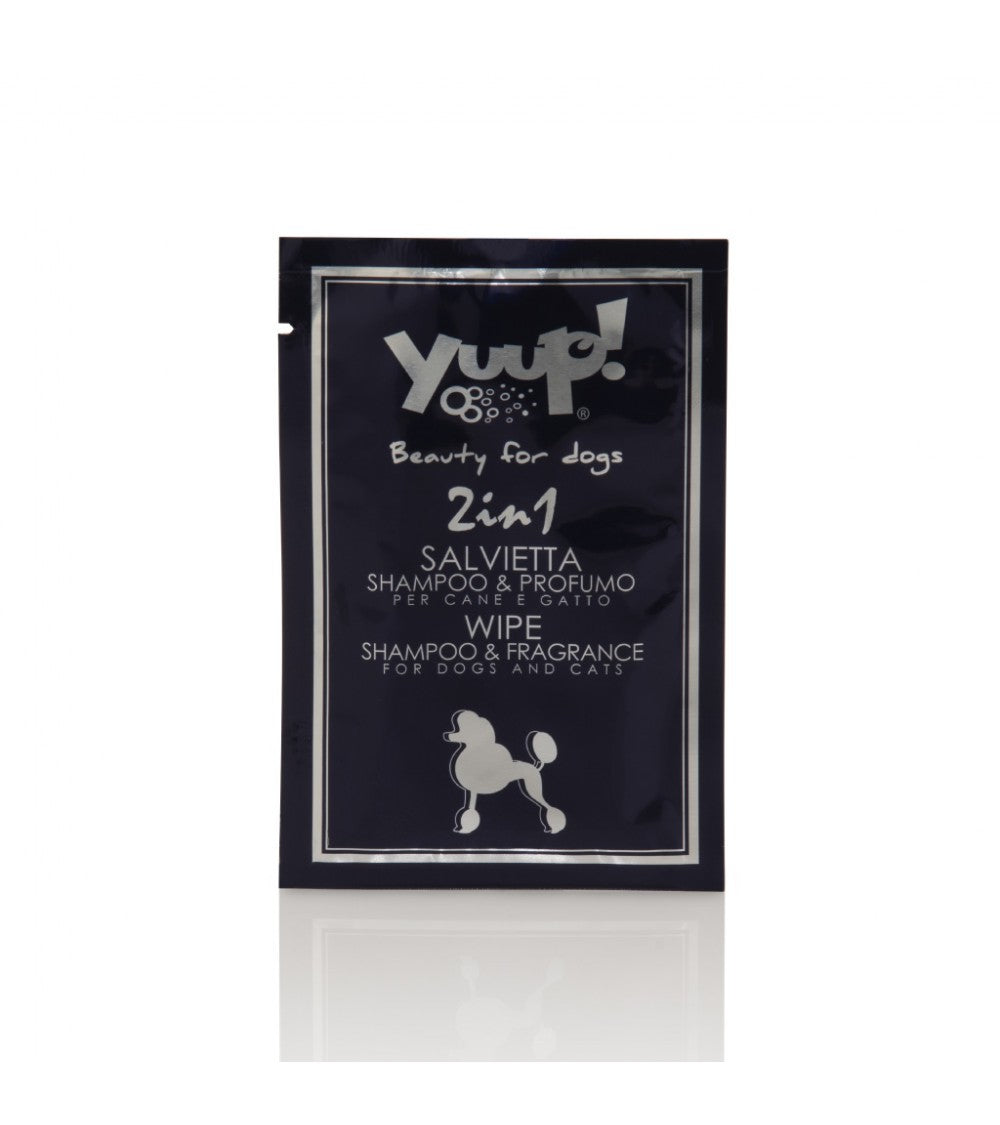 Yuup! Salviette Monodose Monouso 2 in 1  Shampoo & Profumo
