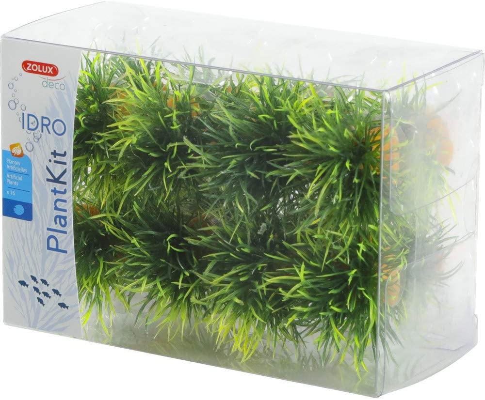 Zolux Kit Piante artificiali per acquario - Pratino 16pz